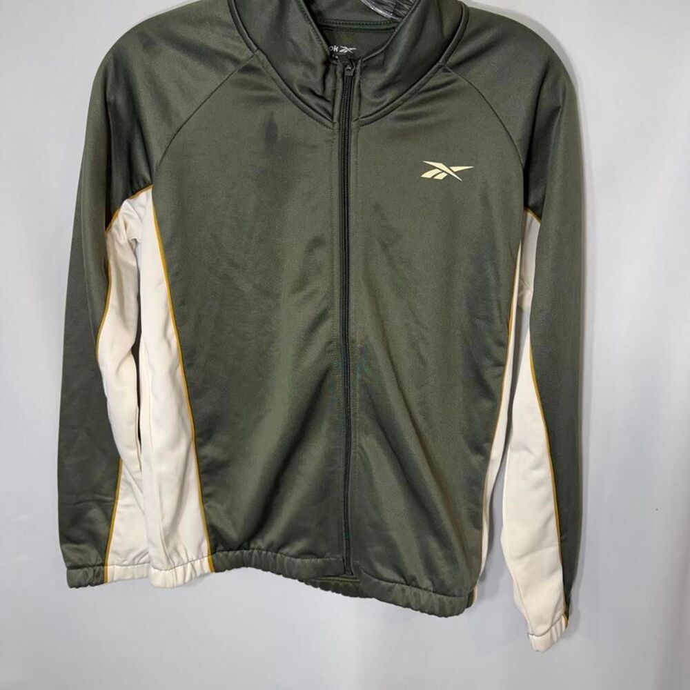 Reebok Women's Green and Khaki Jacket